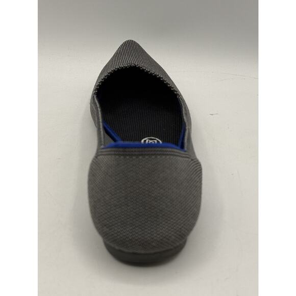 Rothy's "The Point" Cloud Grey Birdseye Ballet Flats Shoes Comfort womens 8 - Picture 9 of 15